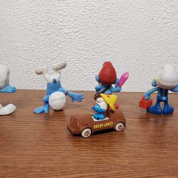 Toy Figures - Smurfs - Lot of 5 - McDonald's Happy Meal - Picture 4 of 4